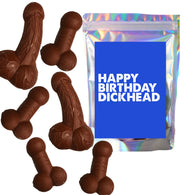 Bag Of Chocolate Dicks - Birthday Dickhead